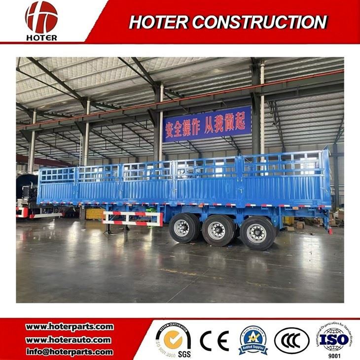 3 axle fence semi trailer
