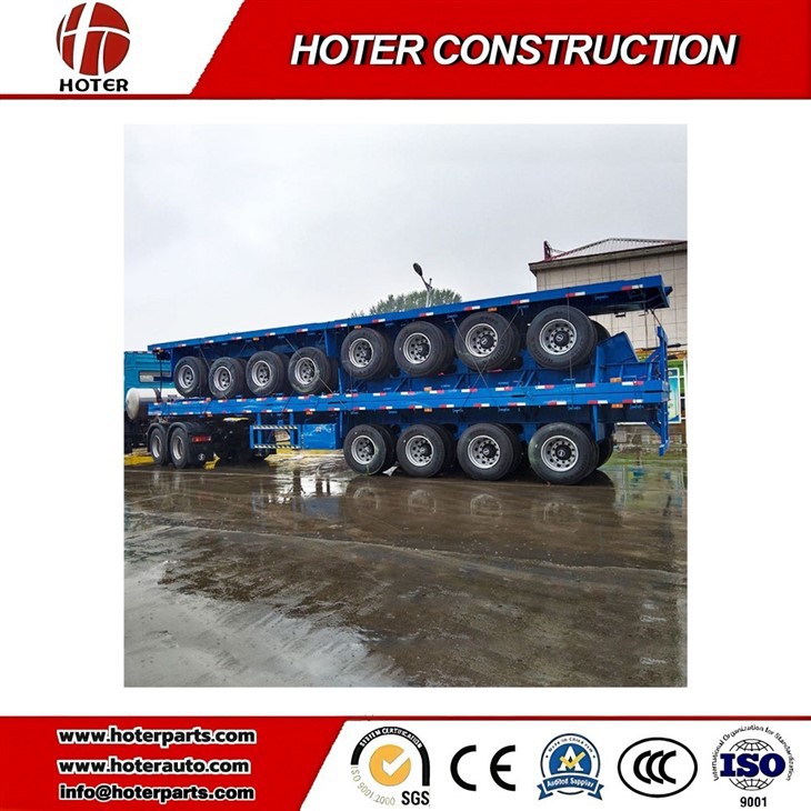 flatbed trailer ready for shipment