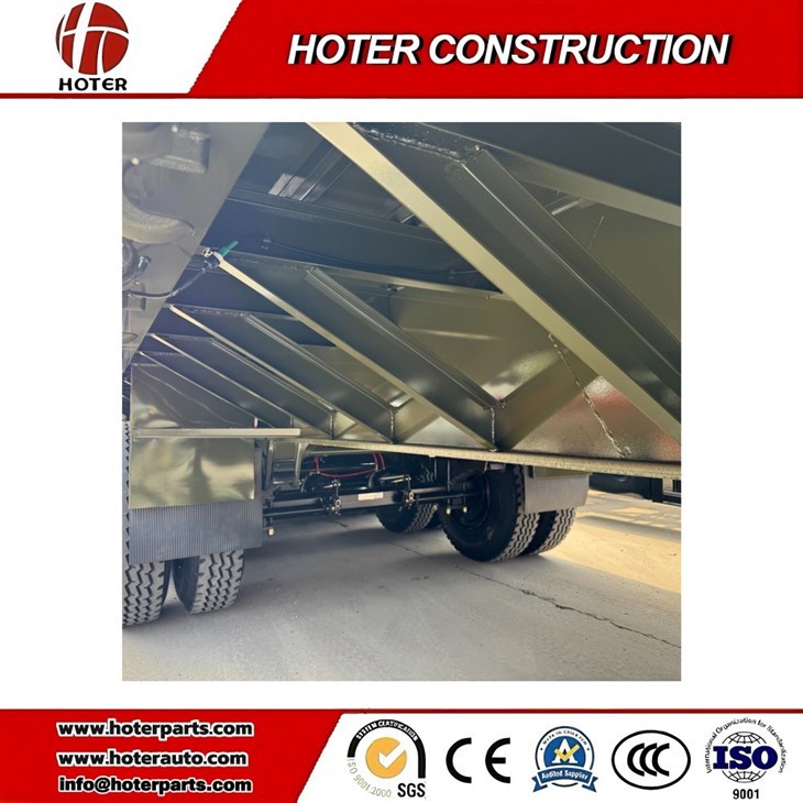 5 axle flatbed trailer detail