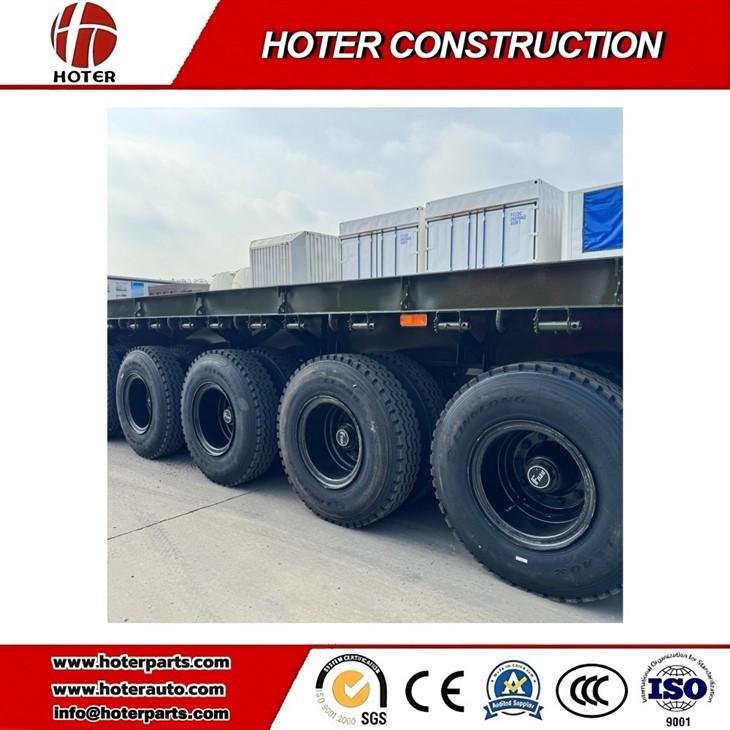 flatbed trailer side view