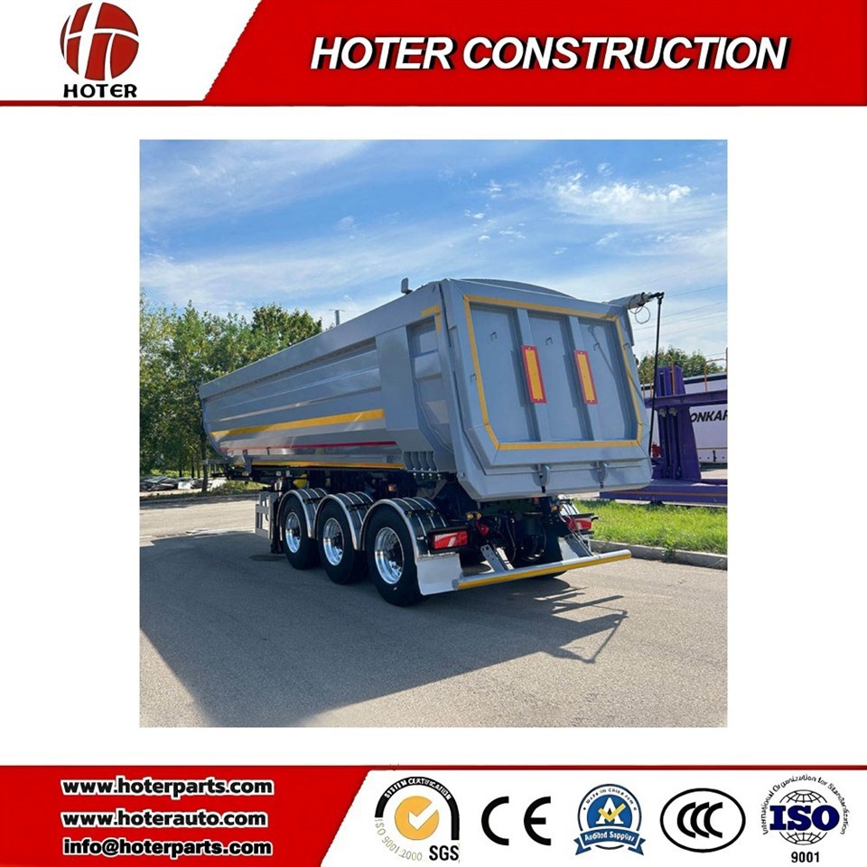 tri axle rear dump trailer