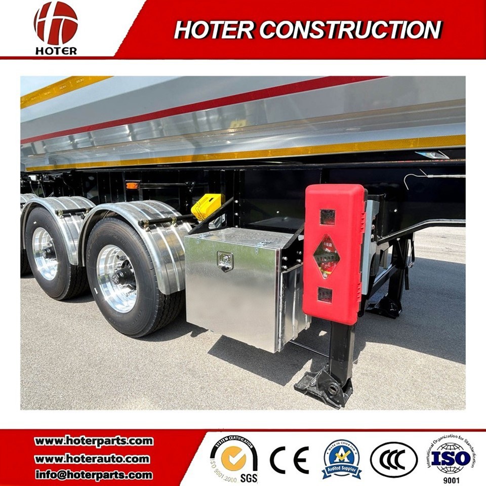 rear dump trailer detail